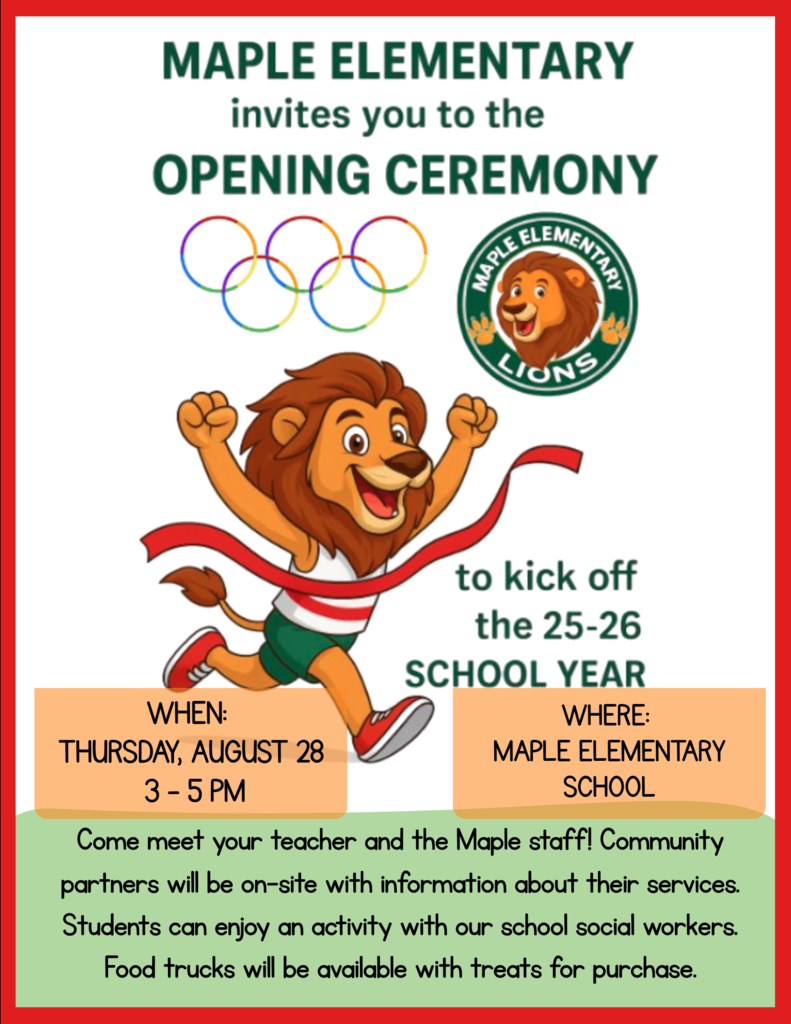 MES Opening Ceremony Graphic