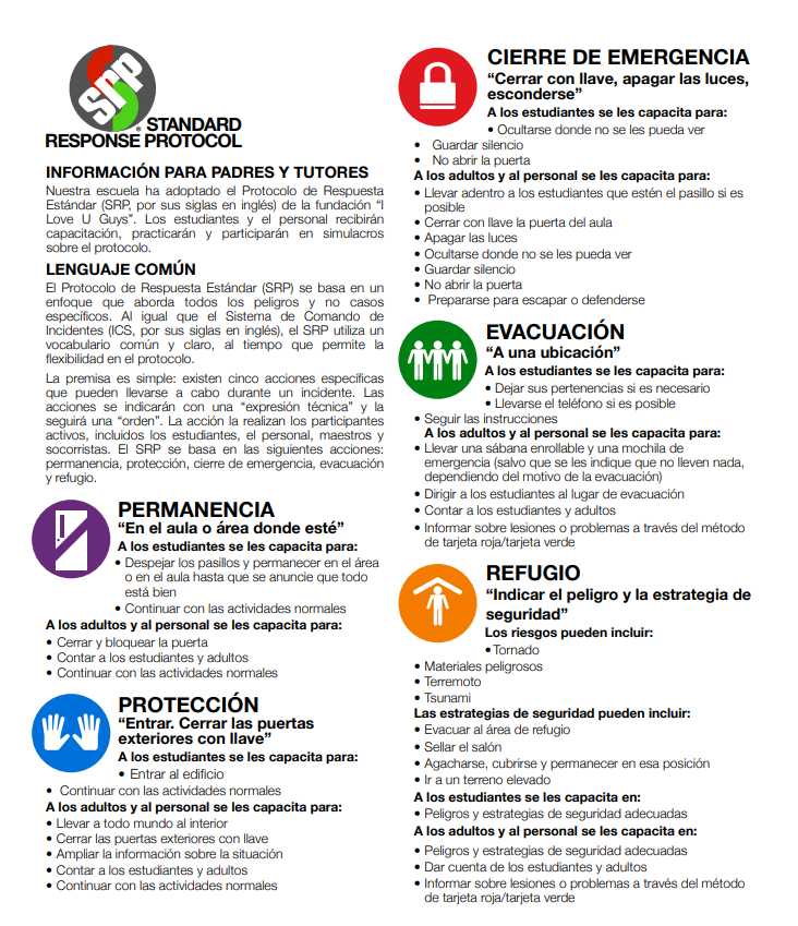 DCPS is transitioning to the Standard Response Protocol for school safety for 2025-2026