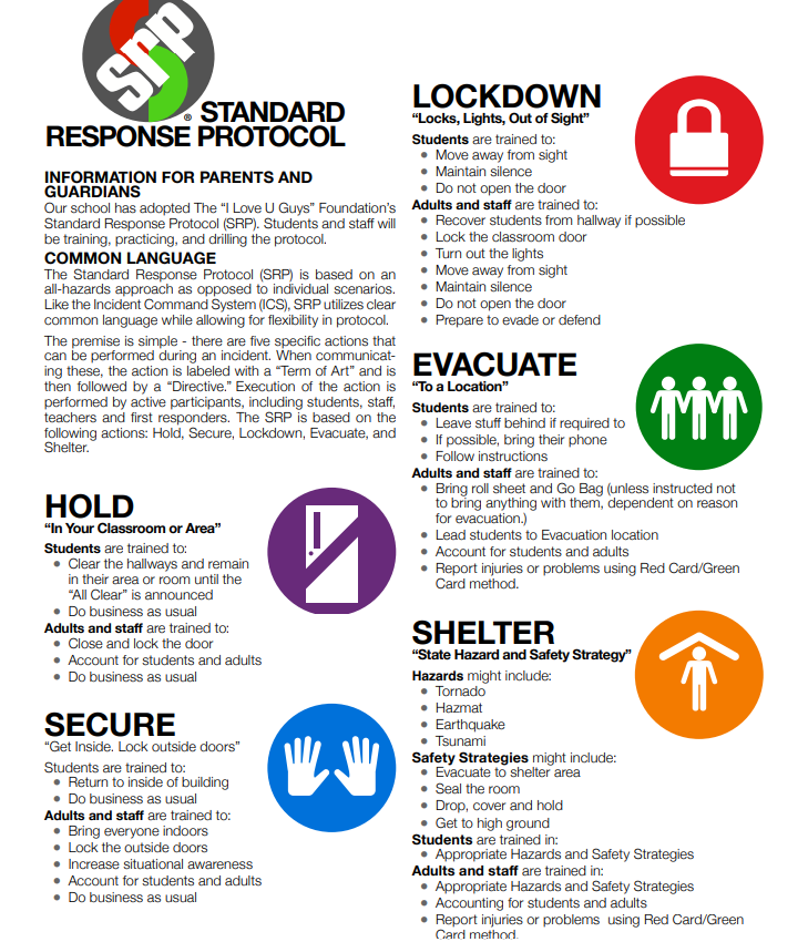 DCPS is transitioning to the Standard Response Protocol for school safety for 2025-2026