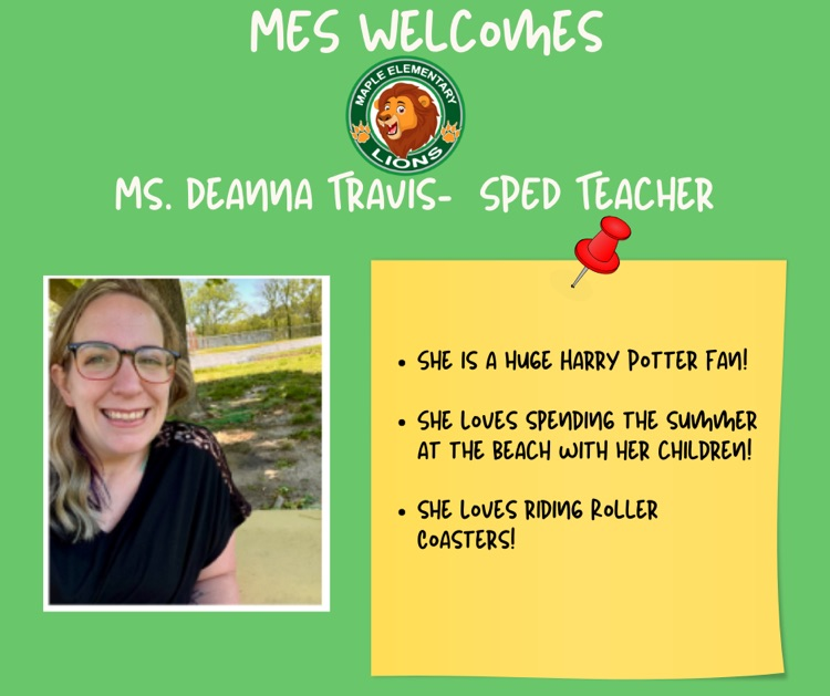 MES Welcomes Deanna Travis 