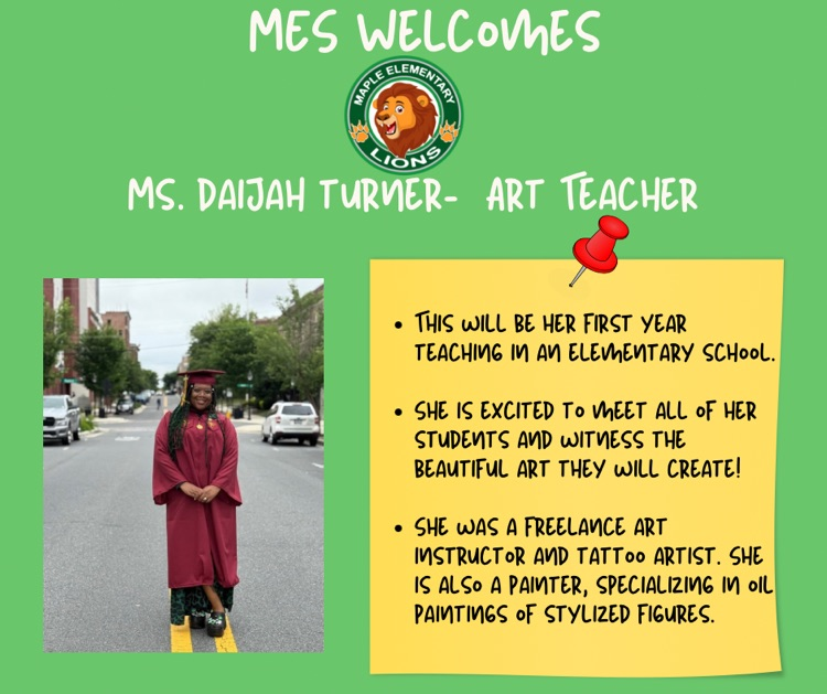 MES Welcomes Daijah Turner