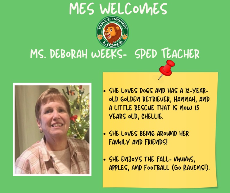 MES Welcomes Deborah Weeks