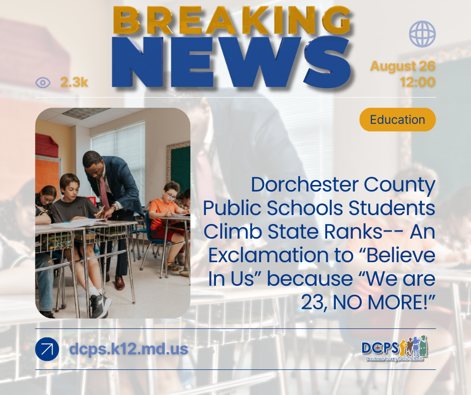 DCPS Students Climb State Ranks, no longer 23!