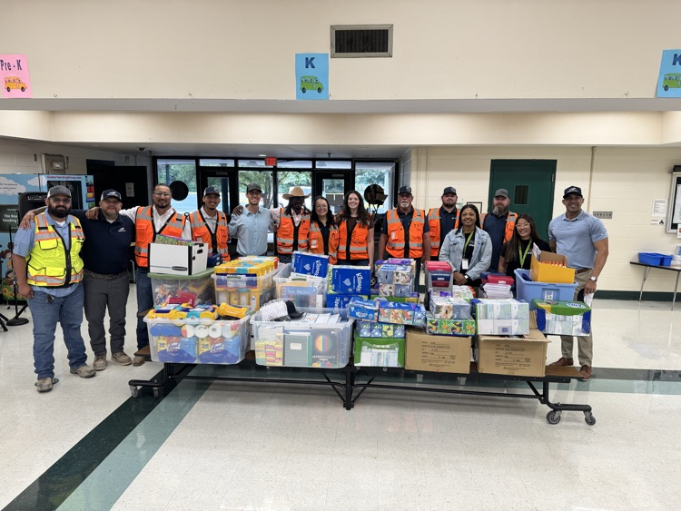 Group Photo with supplies