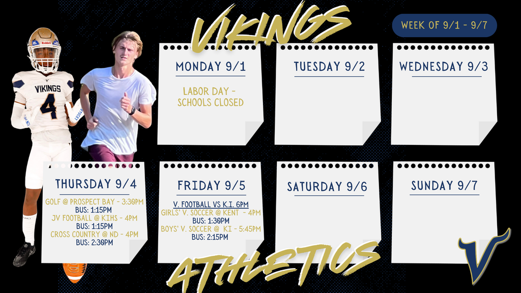 Athletic Calendar 9.1.25