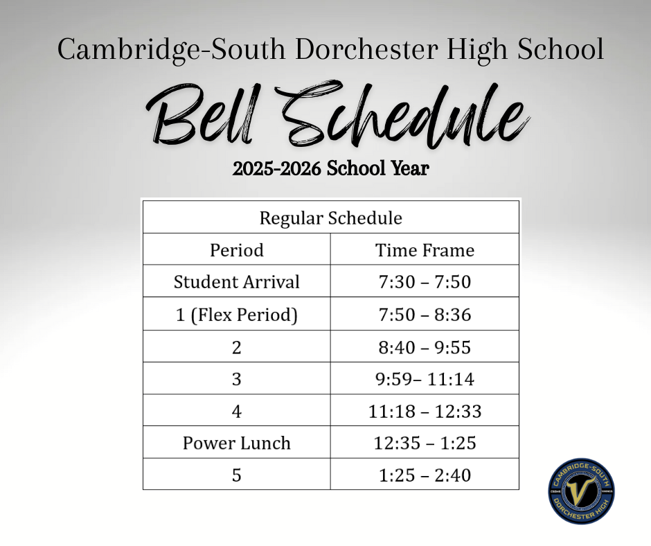 Regular Schedule