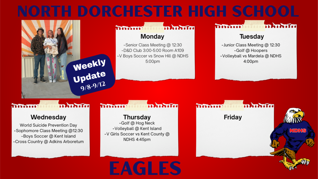 NDHS 9/8-9/12 Weekly Update