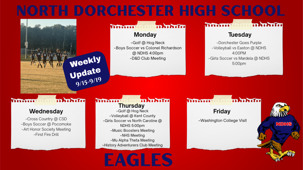 NDHS 9/15-9/19 Weekly Update