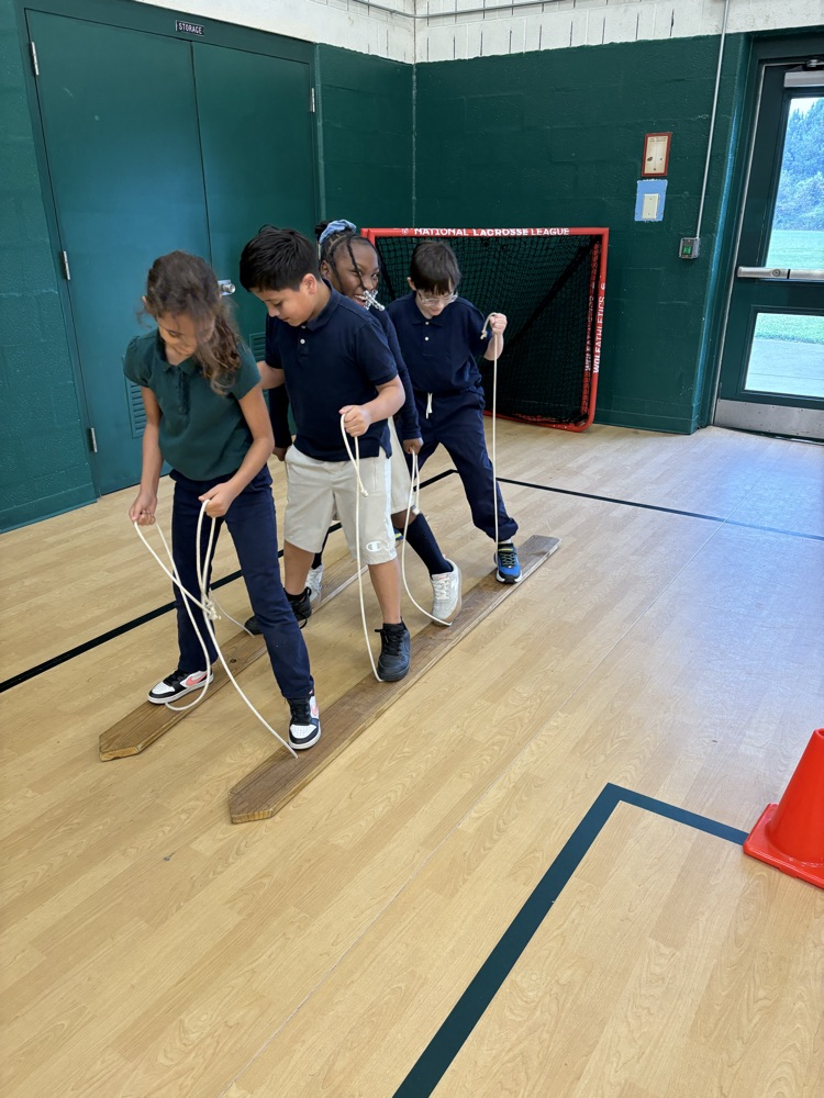 kids in P. E.