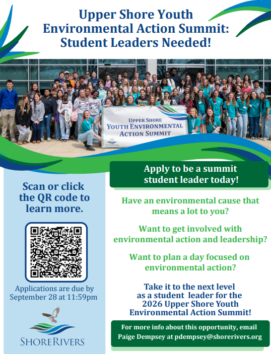 Upper Shore Youth Environmental Action Summit