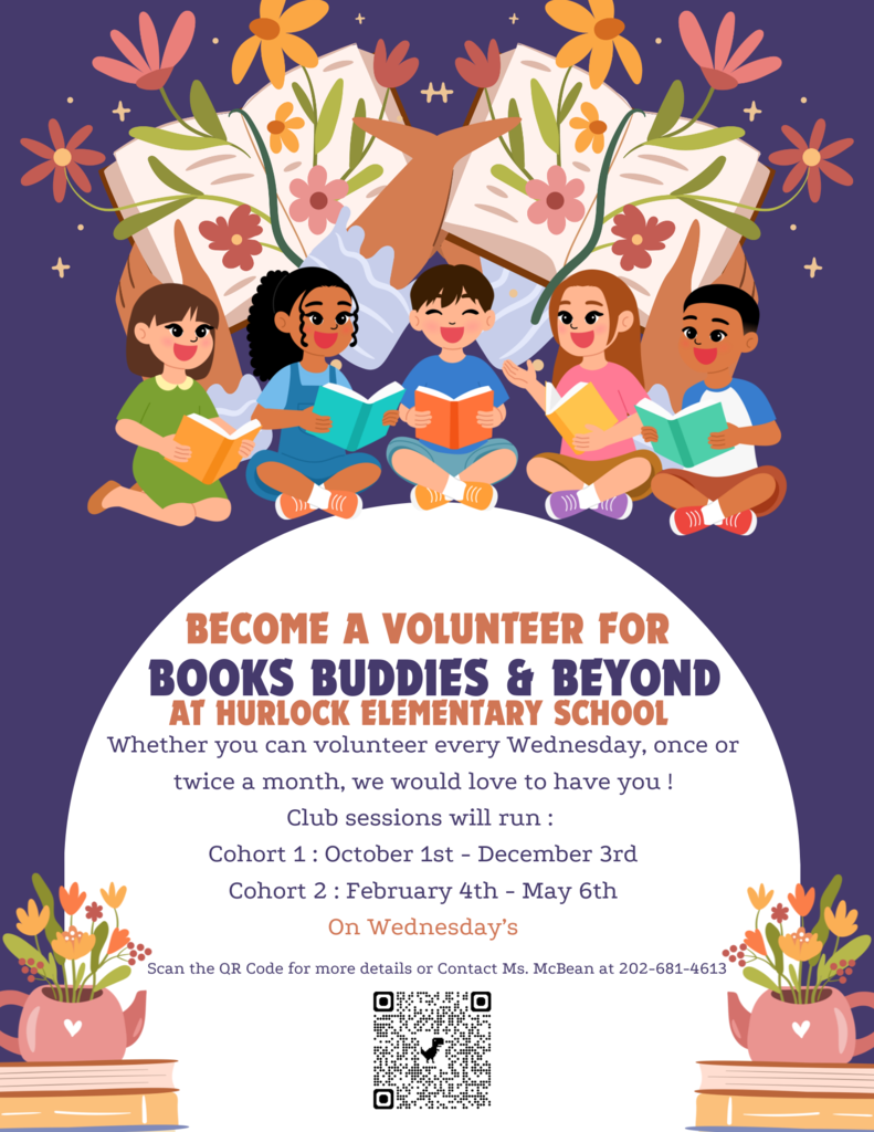 HES is seeking volunteers for Books, Buddies, & Beyond