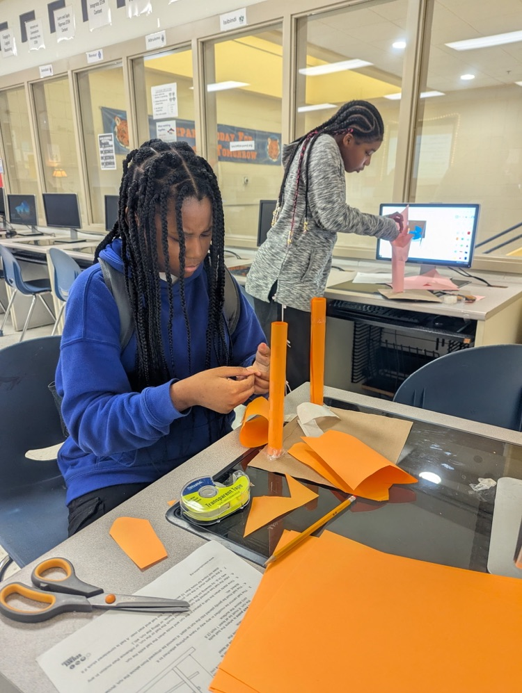 students in PLTW engage in group tasks