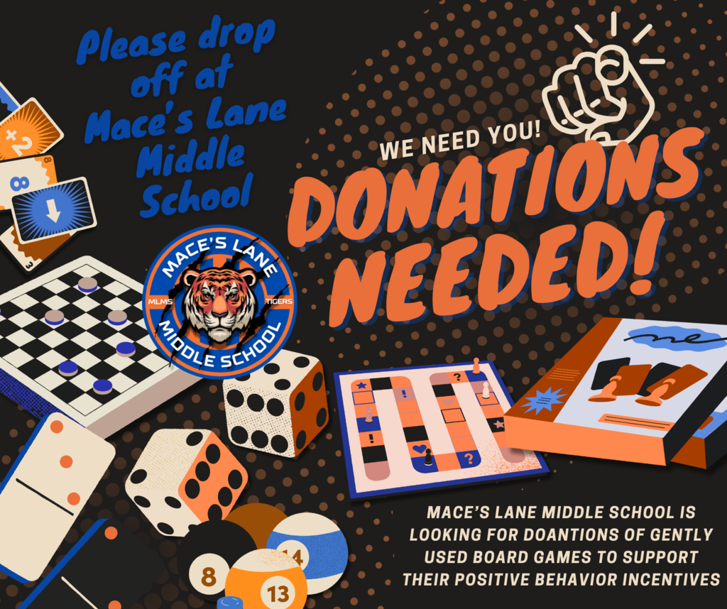 MLMS is looking for board game donations