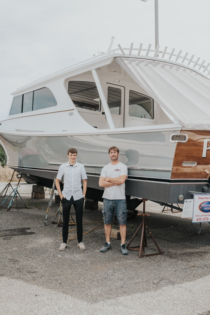 DCTC student Devon Ray begins apprenticeship with Composite Yacht