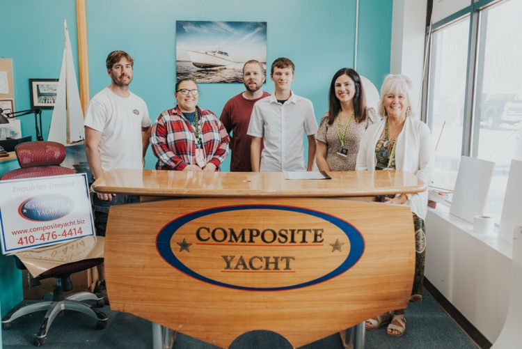 DCTC student Devon Ray begins apprenticeship with Composite Yacht