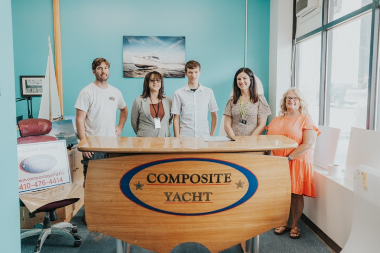 DCTC student Devon Ray begins apprenticeship with Composite Yacht
