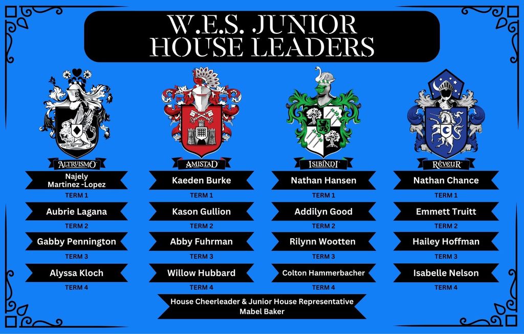 JUNIOR HOUSE LEADERS