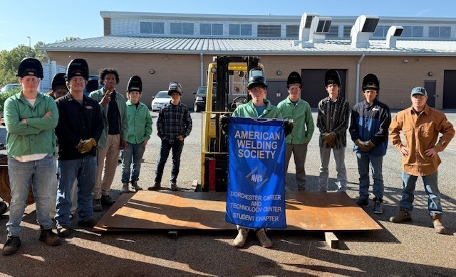 Welding students