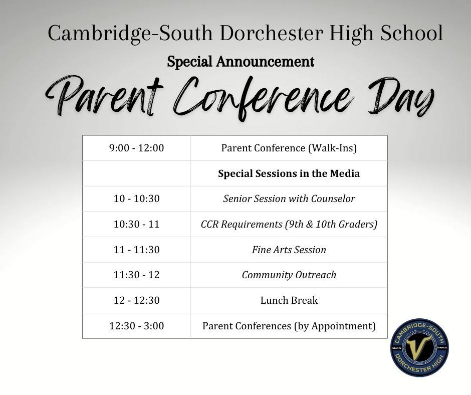 Parent Conf Day