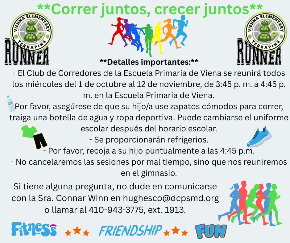 Running Club reminder