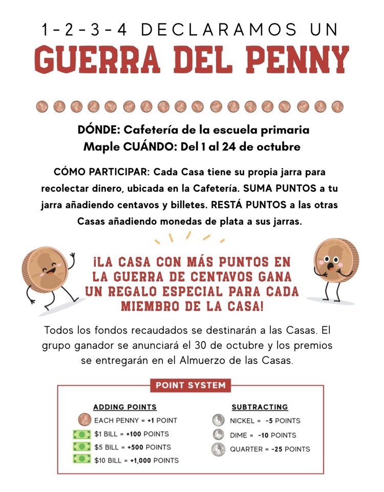 penny war flyer Spanish 