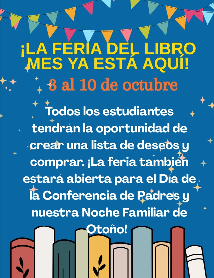 book fair flyer Spanish 