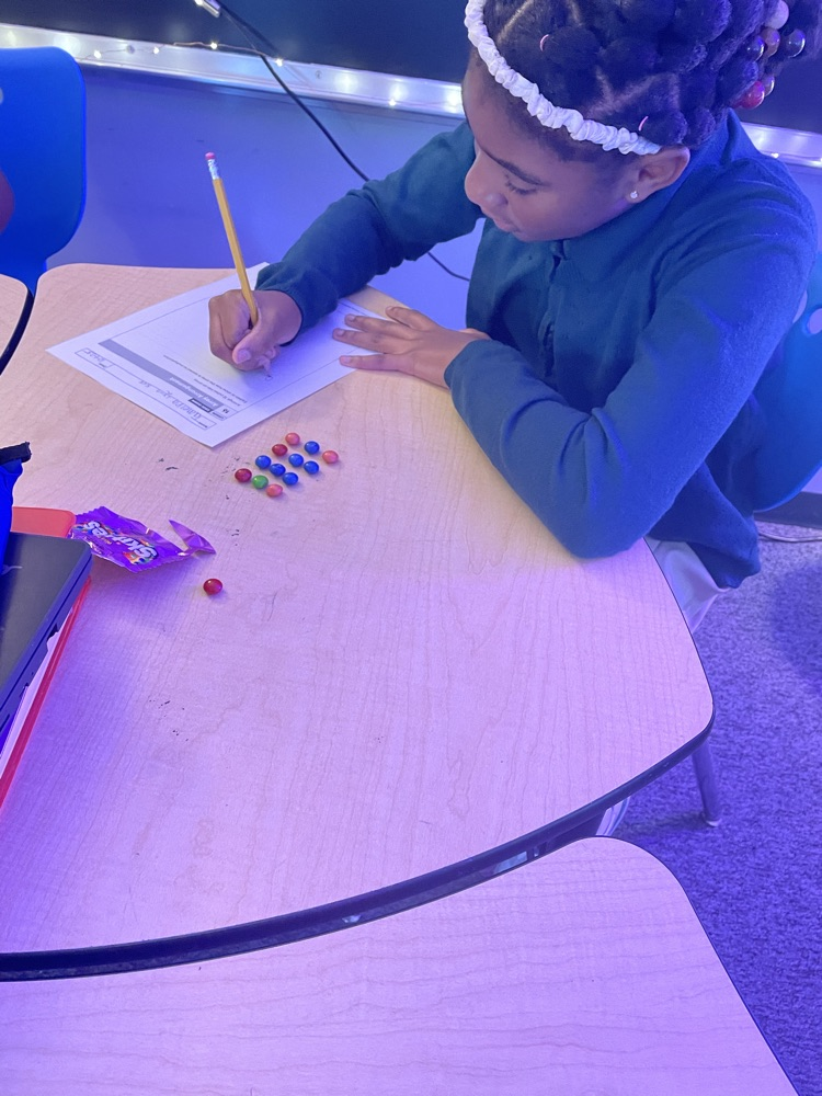 student working