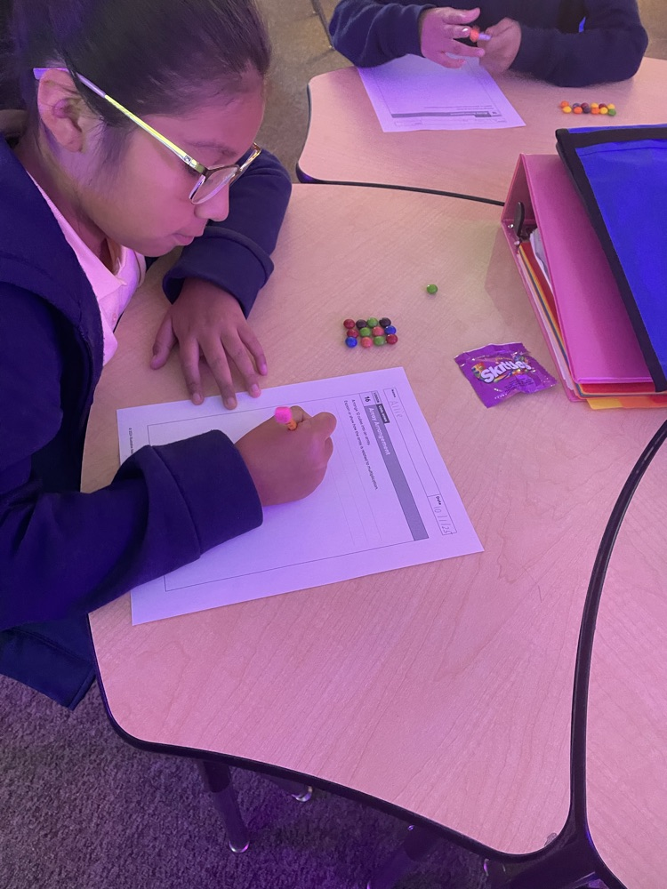 student working