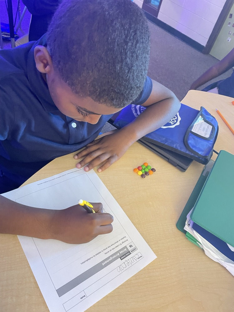 student working