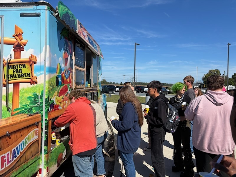 NDHS Kona Ice celebration