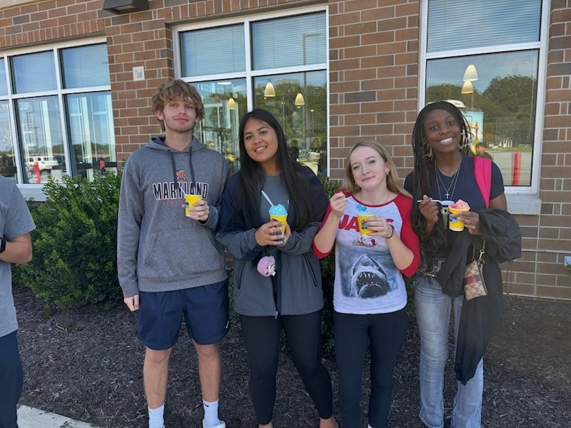 NDHS Kona Ice celebration