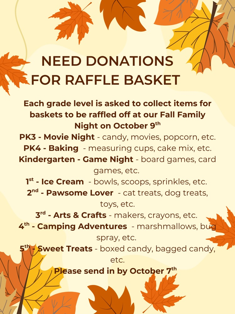 donations needed flyer 