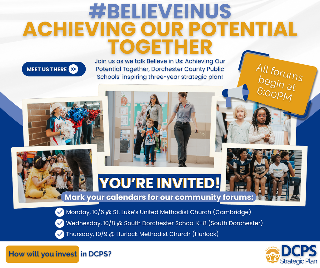 DCPS Community forum this evening at 6PM at St. Luke's United Methodist Church in Cambridge
