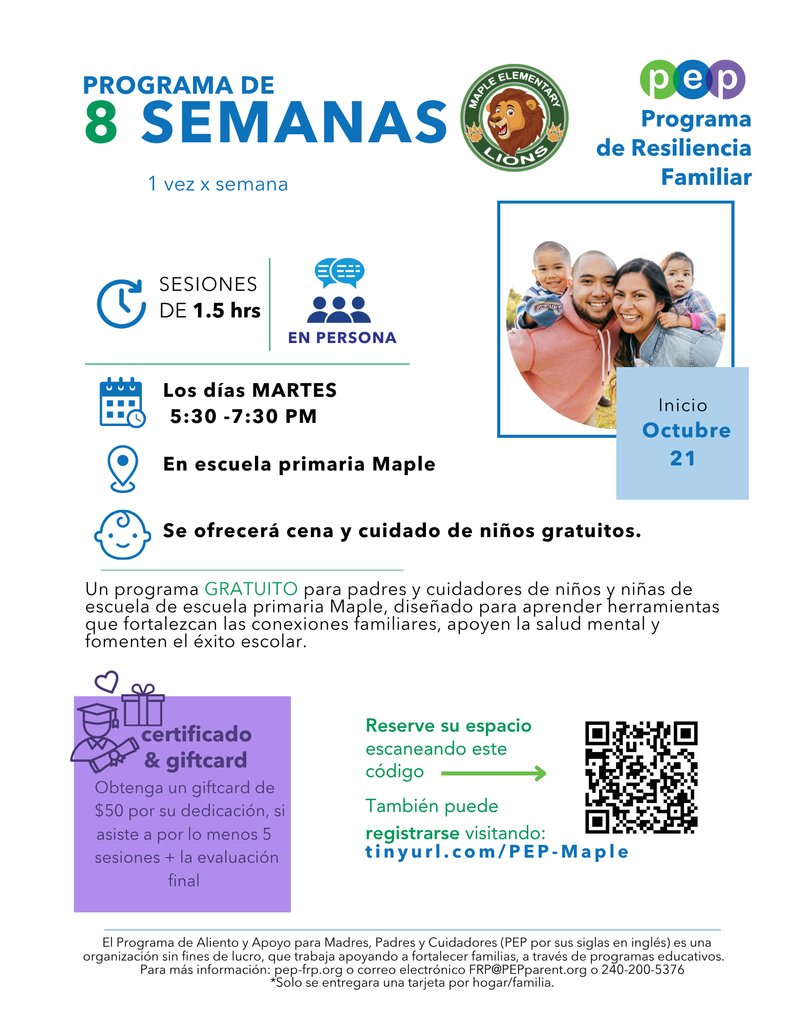 spanish PEP at Maple