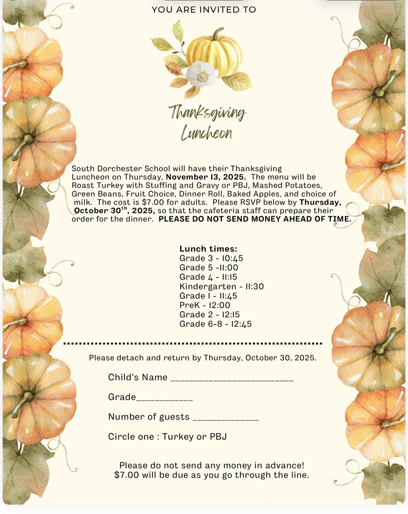 Thanks giving lunch 11/13