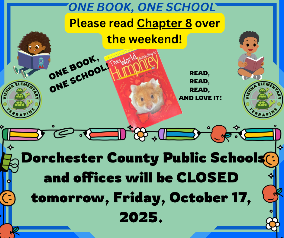 read chapter 8 and school closed tomorrow