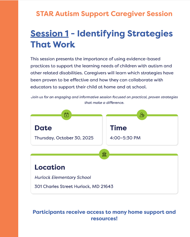 STAR Autism caregiver session