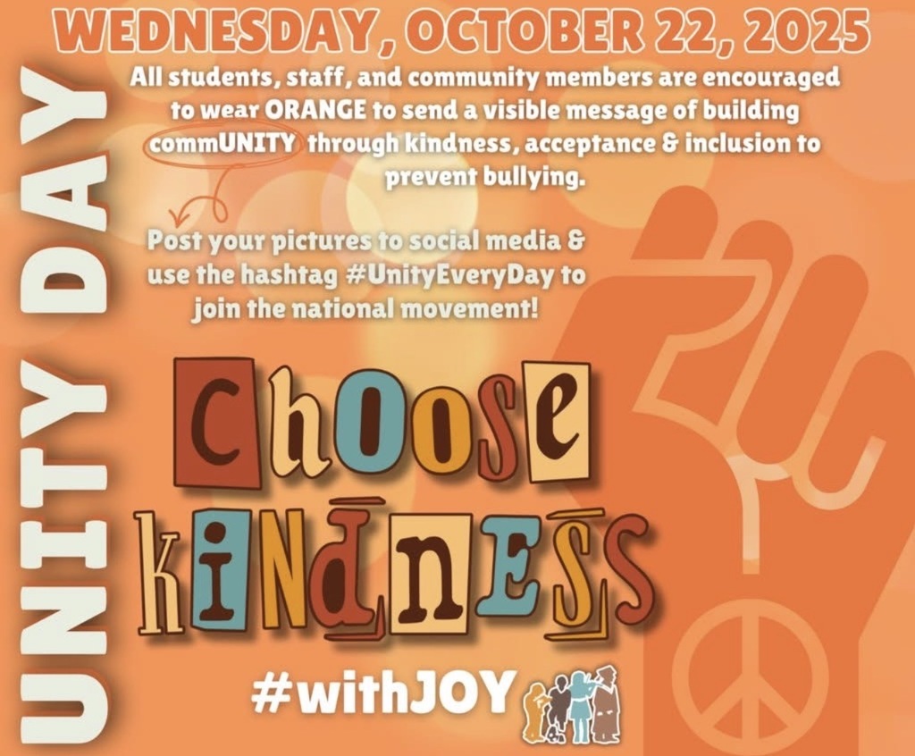 Wear orange for bullying awareness 10/22