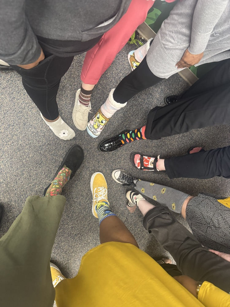 crazy socks for bullying prevention week