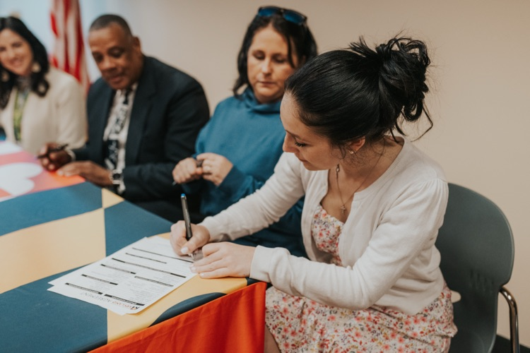 DCTC TAM students sign for paid apprenticeships