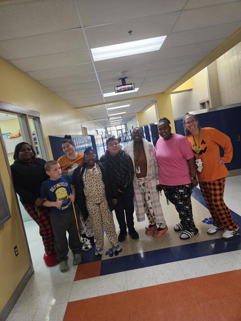 Pajama day at MLMS