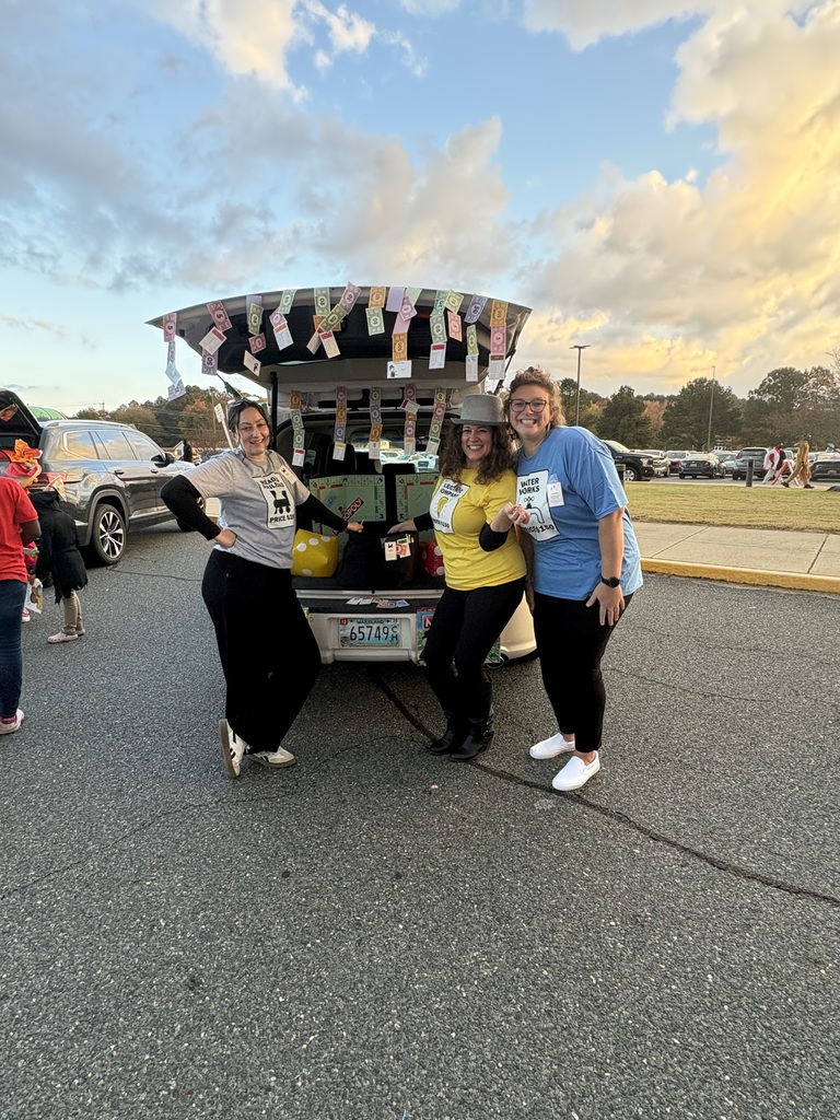 Teachers at trunk or treat