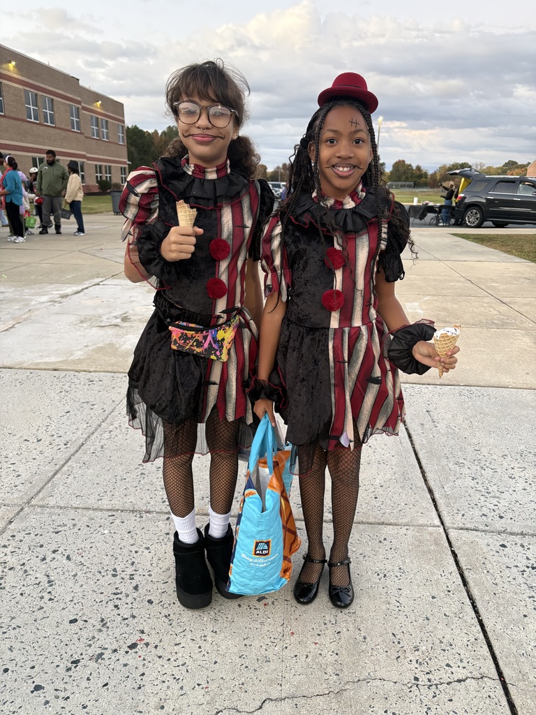 Students at Trunk or Treat
