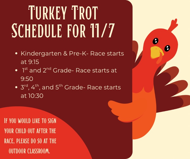 Turkey trot schedule