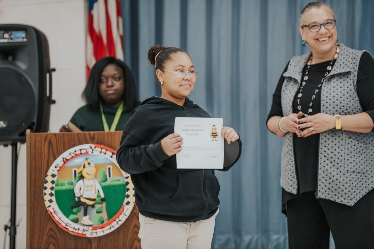 SHES student of the month celebration