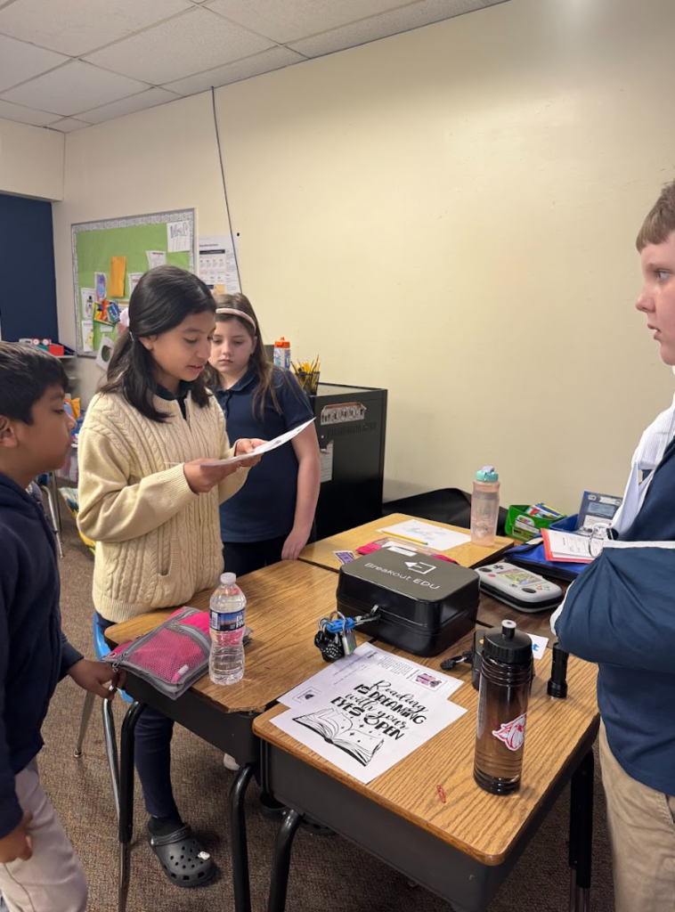 students working together