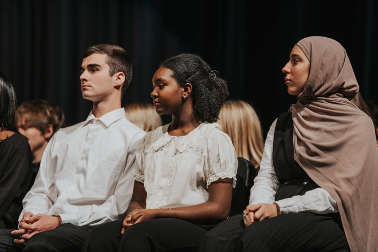 CSD National Honor Society induction ceremony