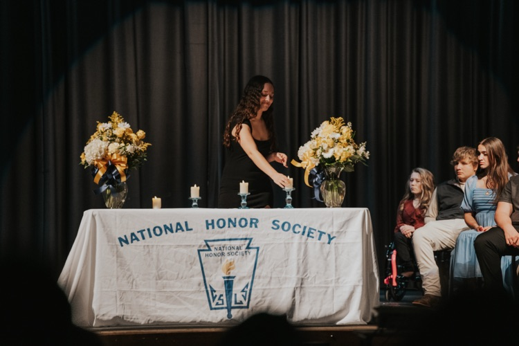 CSD National Honor Society induction ceremony