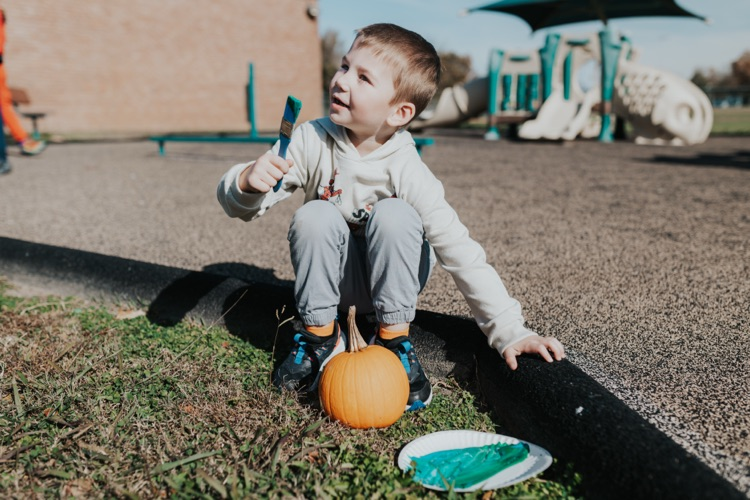 RSP pumpkin painting for PBIS