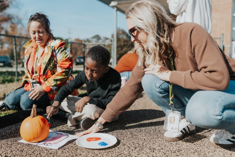 RSP pumpkin painting for PBIS